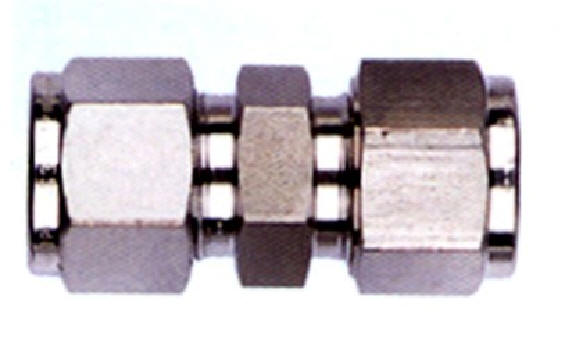 Stainless Steel Straight Union Compression Tube Fitting